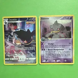 Pokemon TCG Banette TG07/TG30 Single Strike, 4/108 Holo Card Lot SWIRL - Image 1