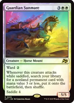 Guardian Sunmare (Foil) - Aetherdrift - Magic MTG NM - Image 1