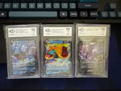 Pokemon graded lot: BCCG 10 Gyarados V 28, Sableye V 120, Drednaw V 14 - Image 1