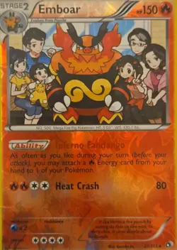 Emboar 27/113 Legendary Treasures Reverse Holo Pokemon TCG MP - Image 2