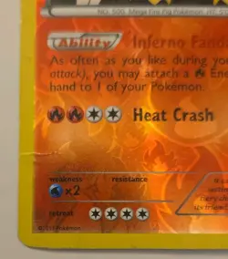 Emboar 27/113 Legendary Treasures Reverse Holo Pokemon TCG MP - Image 5