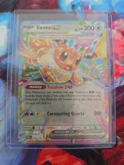 Pokemon Eevee EX 075/131 Prismatic Evolutions Double Rare Holo 200 HP Pokemon T… - Image 1