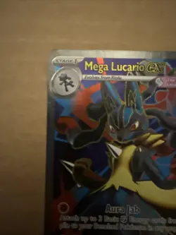 2025 Pokemon Mega Evolutions Mega Lucario Ex 160/132 Ultra Rare - Image 2