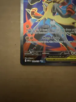 2025 Pokemon Mega Evolutions Mega Lucario Ex 160/132 Ultra Rare - Image 3