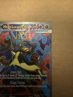 2025 Pokemon Mega Evolutions Mega Lucario Ex 160/132 Ultra Rare - Image 5