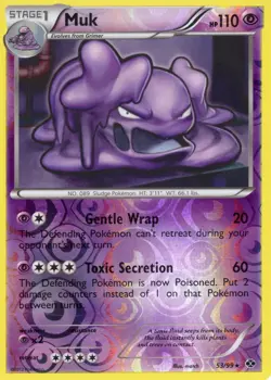 Muk 53/99 Next Destinies Reverse Holo Rare NM Pokemon - Image 1