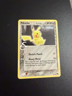 Pokemon Pikachu TCG Delta Species 13/17 Pop Series 5 HP Non Holo - Image 1