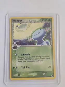Wooper (Delta Species) 71/101 Dragon Frontiers Regular - Pokemon Card - Image 1