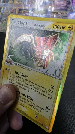 Kabutops (Delta Species) Holo Rare Holo Holon Phantoms 9/110 MP Pokemon TCG - Image 2