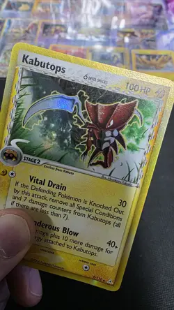 Kabutops (Delta Species) Holo Rare Holo Holon Phantoms 9/110 MP Pokemon TCG - Image 3