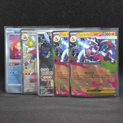 Pokemon 5-Card Lot: Mega Charizard X, N's Zekrom, Skeledirge - Image 1