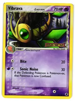 Pokemon TCG Vibrava Delta Species 42/101 Dragon Frontiers Reverse Holo DMG - Image 1