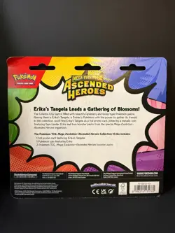 Pokemon TCG Mega Evolution Ascended Heroes 2-Pack Blister Erika's Tangela Foil P - Image 1