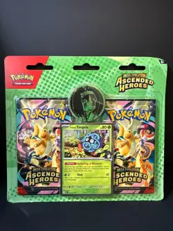 Pokemon TCG Mega Evolution Ascended Heroes 2-Pack Blister Erika's Tangela Foil P - Image 2