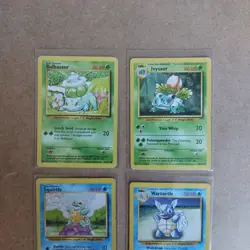 Bulbasaur Ivysaur Squirtle Wartortle Charmander Charmeleon Starter Pokemon Cards - Image 2