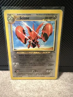 Pokemon TCG Scizor Neo Discovery Set Rare - Non Holo #29/75 Lightly Played - Image 1