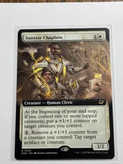 Sunstar Chaplain Extended Art Edge of Eternities #324 - Image 1