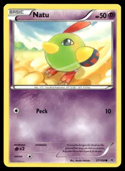 NATU 27/108 COMMON ROARING SKIES POKEMON - Image 1