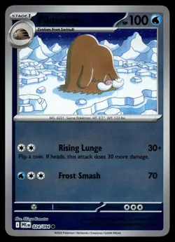 PILOSWINE 024/094 COMMON PHANTASMAL FLAMES POKEMON - Image 1