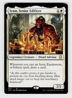 MTG, Commander: Adventures in the Forgotten Realms, Sram, Senior Edificer, Norma - Image 1