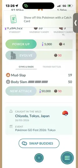 Pokemon Go Shiny Mudbray - Image 2