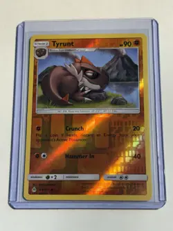 2018 Pokemon Tyrunt 68/131 Sm-Forbidden Light Reverse Holo - Image 1