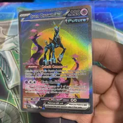 Pokemon TCG Iron Crown EX Scarlet & Violet Temporal Forces 206/162 SIR NM - Image 2