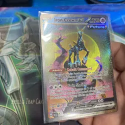 Pokemon TCG Iron Crown EX Scarlet & Violet Temporal Forces 206/162 SIR NM - Image 5