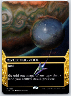 Edge of Eternities Reflecting Pool 36 Borderless Mythic MTG - Image 1