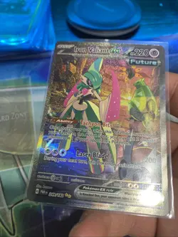 2023 Pokemon TCG iron Valiant EX Paradox Rift 249/182 NM SIR - Image 3