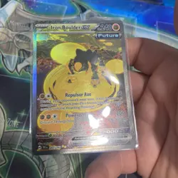 Pokemon TCG Iron Boulder ex 207/162 Temporal Forces Special Illustration Rare - Image 4