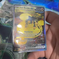 Pokemon TCG Iron Boulder ex 207/162 Temporal Forces Special Illustration Rare - Image 5