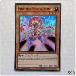 Prediction Princess Petalelf DRL2-EN031 Super Rare 1st Edition Yugioh - Image 1