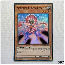 Prediction Princess Petalelf DRL2-EN031 Super Rare 1st Edition Yugioh - Image 1
