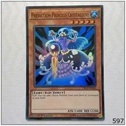Prediction Princess Crystaldine - DRL2-EN034 - Super Rare 1st Edition Yugioh - Image 1