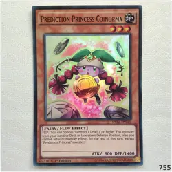 Prediction Princess Coinorma DRL2-EN030 Super Rare 1st Edition Yugioh - Image 1