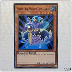 Prediction Princess Crystaldine - DRL2-EN034 - Super Rare 1st Edition Yugioh - Image 1