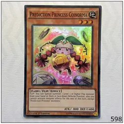 Prediction Princess Coinorma DRL2-EN030 Super Rare 1st Edition Yugioh - Image 1