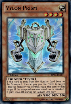 Vylon Prism - Super Rare 1st Edition HA06-EN007 - LP - YuGiOh - Image 1