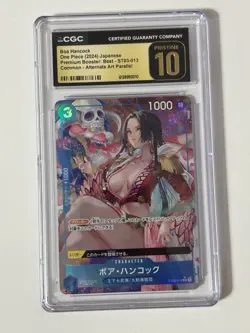 CGC 10 PRISTINE Japanese One Piece 2024 Boa Hancock ST03-013 THE BEST PRB-01 ALT - Image 1