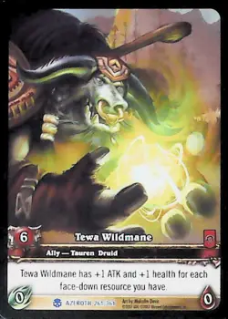 World of Warcraft TCG Tewa Wildmane (Extended Art) - Heroes of Azeroth 261/361 - Image 1