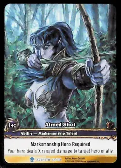 World of Warcraft TCG Aimed Shot (Extended Art) - Heroes of Azeroth 32/361 - Image 1