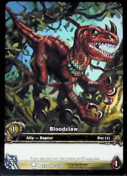 World of Warcraft TCG Bloodclaw (Extended Art) - Heroes of Azeroth 36/361 - Image 1