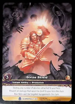World of Warcraft TCG Divine Shield (Extended Art) - Heroes of Azeroth 67/361 - Image 1