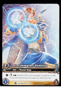 World of Warcraft TCG Lt. Commander Dudefella (Extended Art) - Heroes of Azeroth - Image 1
