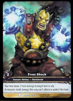 World of Warcraft TCG Frost Shock (Extended Art) - Heroes of Azeroth 109/361 - Image 1