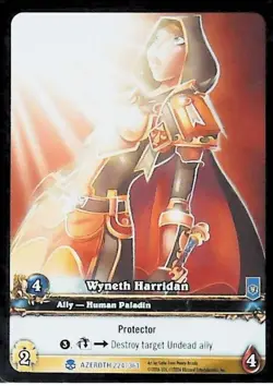 World of Warcraft TCG Wyneth Harridan (Extended Art) - Heroes of Azeroth 224/361 - Image 1