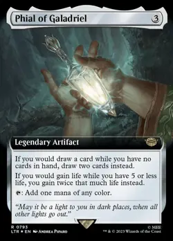 1x Phial of Galadriel (Extended Art SURGE FOIL) - NM - See Pic for Set - Image 1