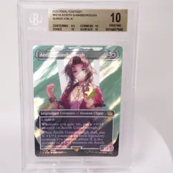 Aerith Gainsborough Borderless Surge Foil BGS 10 Pristine Final Fantasy MTG - Image 1