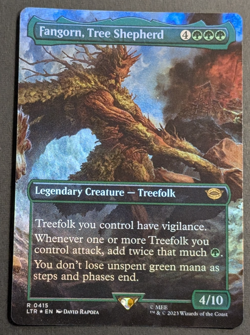 MTG - 1x Fangorn Tree Shepherd - NM Pack Fresh Borderless - LOTR - #415 - Magic - Image 1